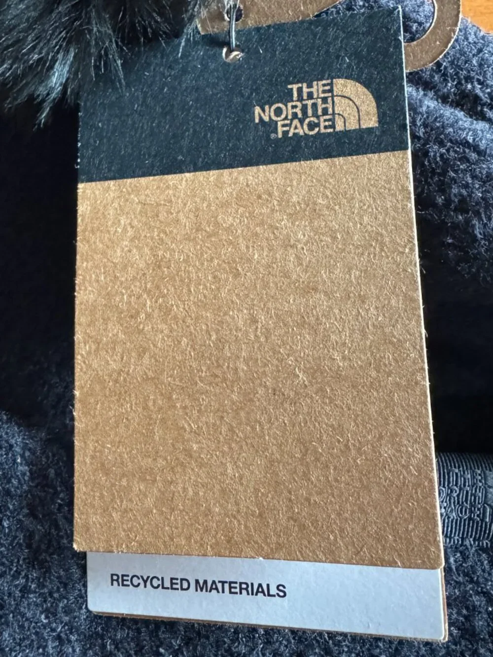 NWT The North Face Black City Plush Beanie in One Size Fits All